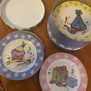 BRAND NEW- Dessert plates! Celebrations!